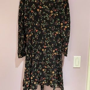 Maje floral printed wrap dress in perfect condition barely worn
